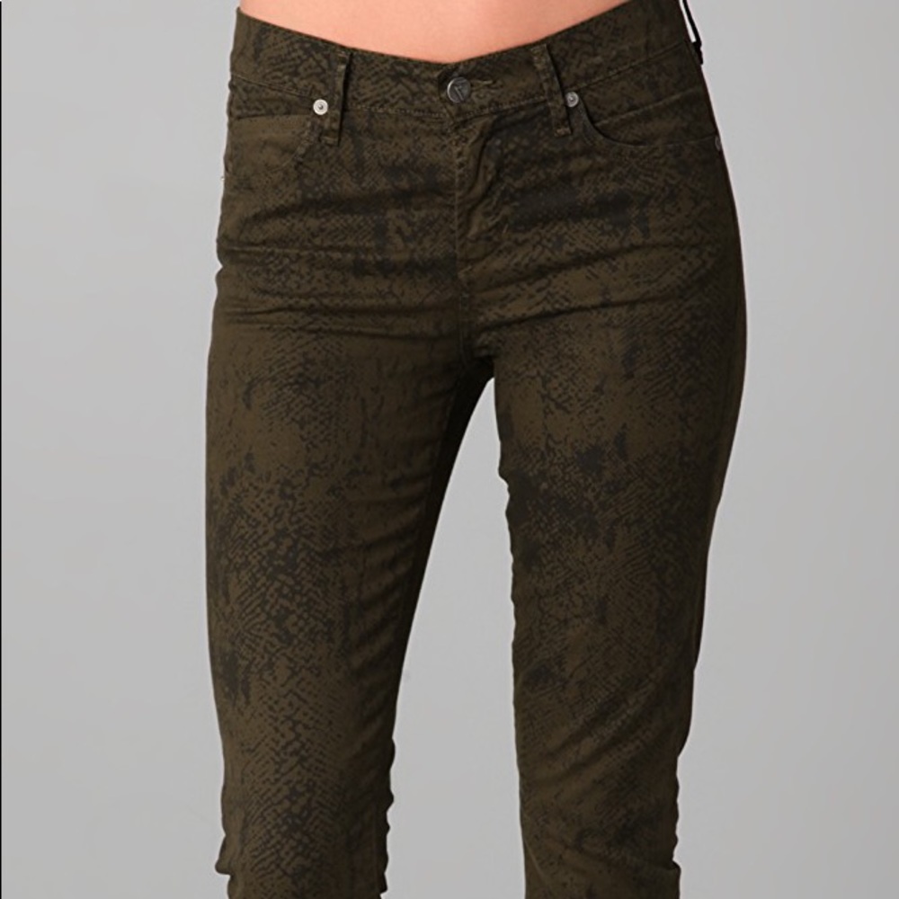 Citizens of Humanity snake print jeans